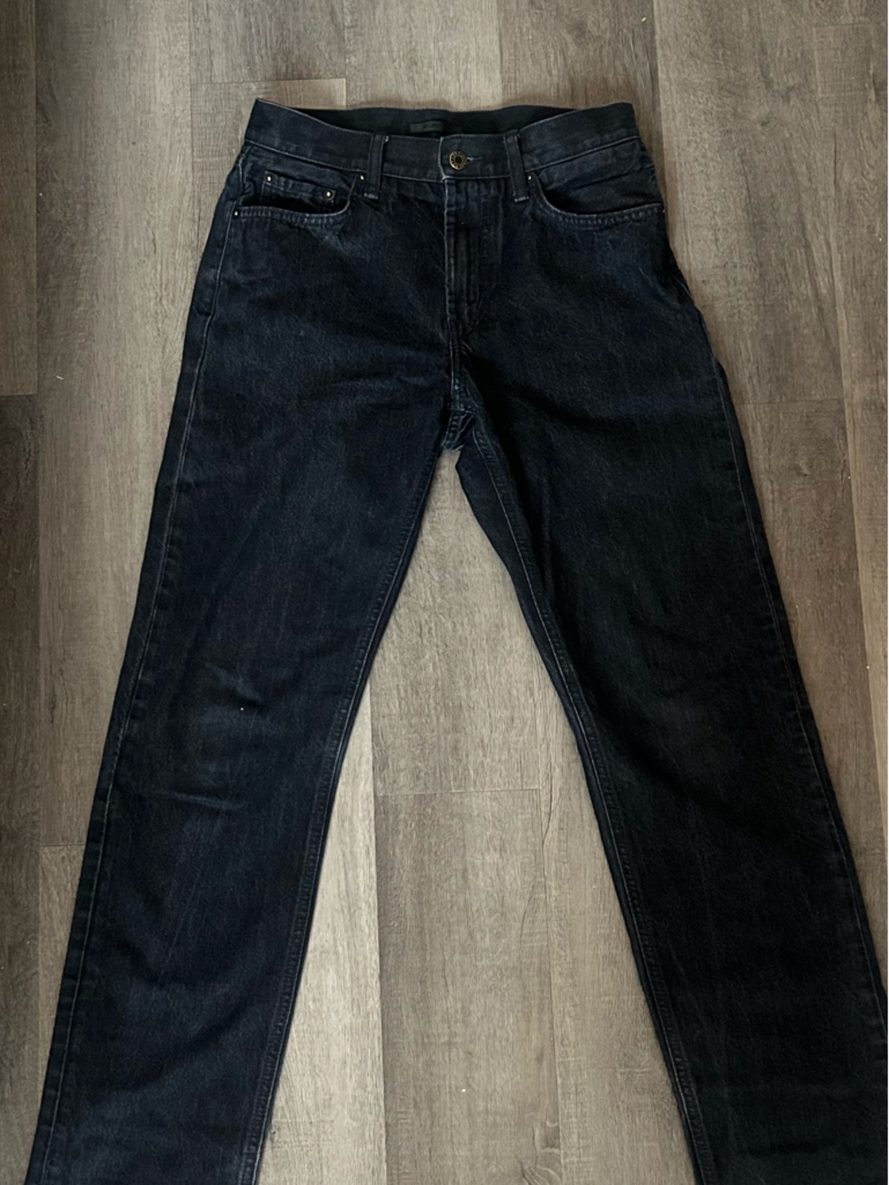 Helmut Lang x Uniqlo Black Jeans